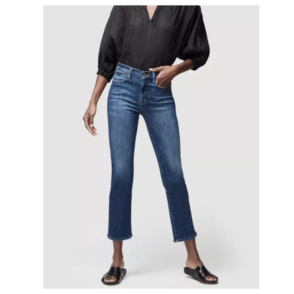 Frame Denim Le High Rise Super Stretch Straight